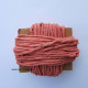Cotton Macrame Cords 3mm Single Strand - Salmon Pink - 20 meters