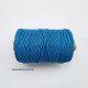 Cotton Macrame Cords 3mm Single Strand - Sea Blue - 20 meters