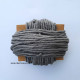 Cotton Macrame Cords 3mm Single Strand - Grey - 20 meters