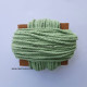 Cotton Macrame Cords 4mm Twisted - Pastel Green - 20 meters