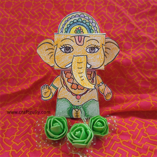 Paper Toy Kit - 3D Ganesha