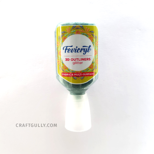 Fevicryl 3D Outliner - Glitter Green