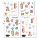 Paper Elements A5 - Beary Wishes - 4 sheets