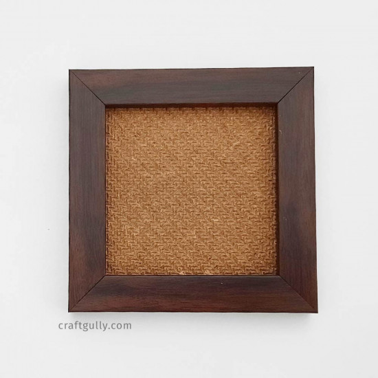 Photo Frame #5 - 4x4 inches - Dark Brown