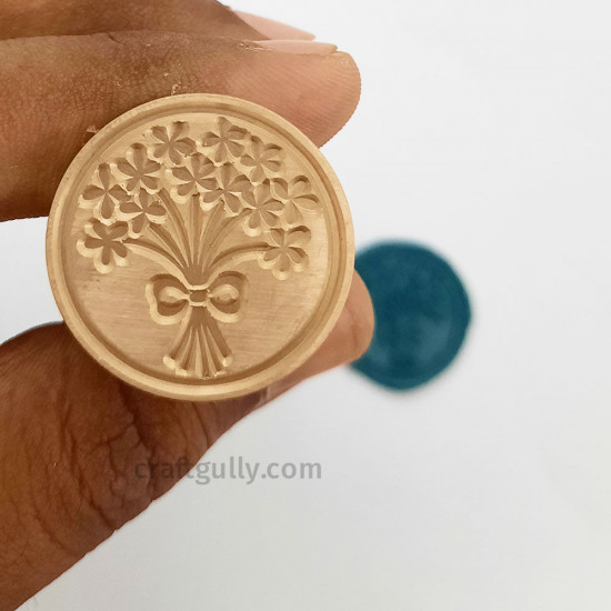 Wax Seal Stamp With Wax Stick - Design #2