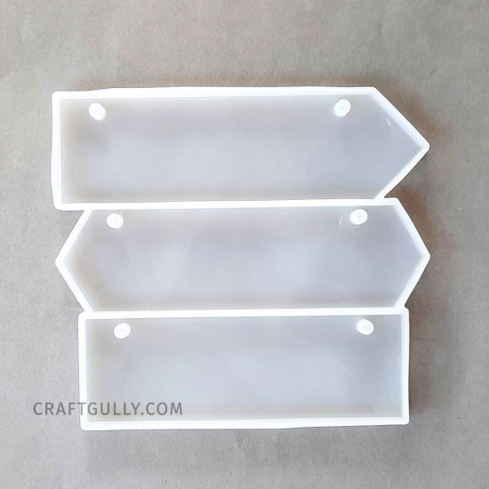 Silicone Moulds #35 - Name Plate - Pack of 1