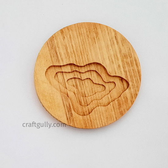 Wooden Coasters #2 - Riverbed - Set of 2