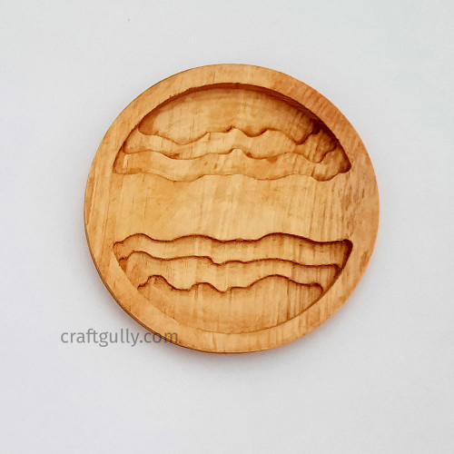 Wooden Coasters #3 - Riverbed - Set of 2