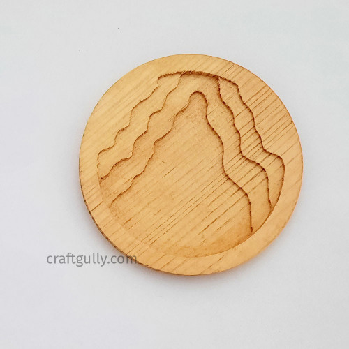 Wooden Coasters #4 - Riverbed - Set of 2