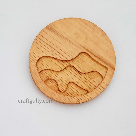 Wooden Coasters #5 - Riverbed - Set of 2