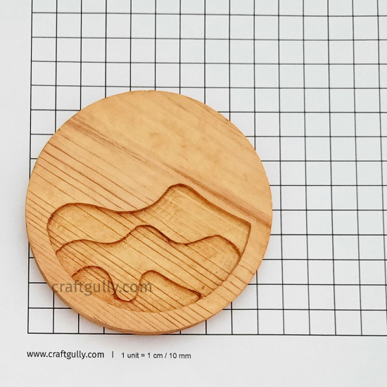 Wooden Coasters #5 - Riverbed - Set of 2