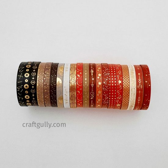 Washi Tapes 5mm - Set #2 - 20 Tapes