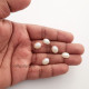 Flatback Pearls 10mm Oval - Cream - 20gms