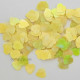 Sequins 10mm - Heart #9 - Yellow Shaded - 20gms