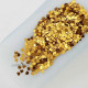 Sequins 3mm - Heart #10 - Golden - 20gms