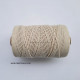 Cotton Macrame Cords 2mm Twisted - Natural - 20 meters