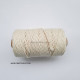 Cotton Macrame Cords 3mm Single Strand - Off White - 20 meters