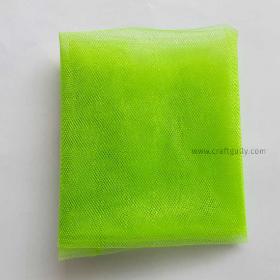 Net Fabric Fine - Light Green - 0.5 mtr x 0.75 mtr