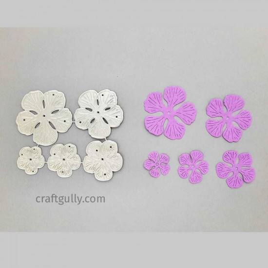 Thin Cut Dies - Flowers #12 - Set of 5