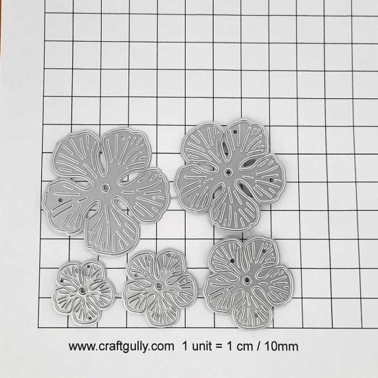 Thin Cut Dies - Flowers #12 - Set of 5