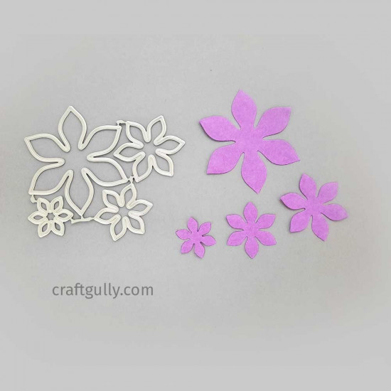 Thin Cut Dies - Flowers #13 - Set of 4