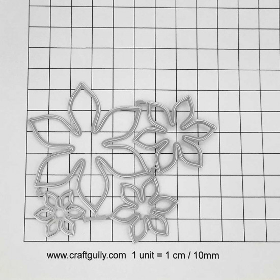 Thin Cut Dies - Flowers #13 - Set of 4