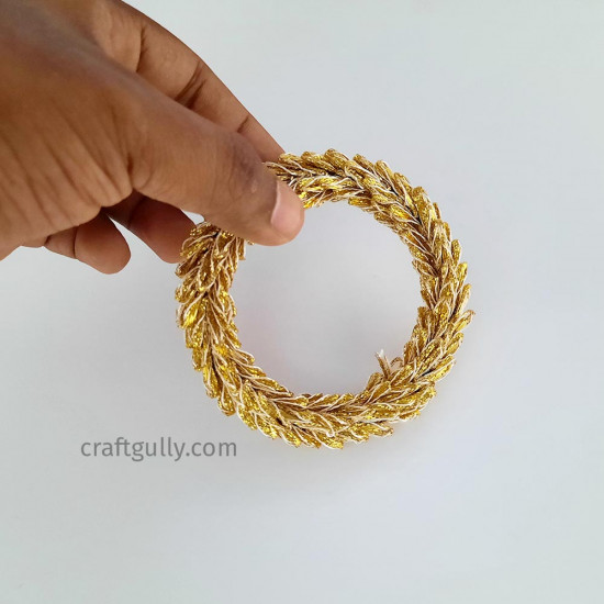 Designer Rings #17 - 85mm Golden Wreath - Pack of 1