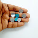 Cut Mirrors 12mm - Round - 50gms/ 180 Pcs Cut Mirrors 12mm - Round - 50gms/ 180 Pcs