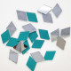 Cut Mirrors 18mm - Diamond - 10gms/ 40 Pcs Cut Mirrors 18mm - Diamond - 10gms/ 40 Pcs