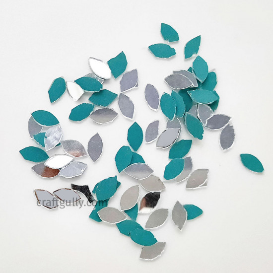 Cut Mirrors 10mm - Marquise - 10gms/ 105 Pcs