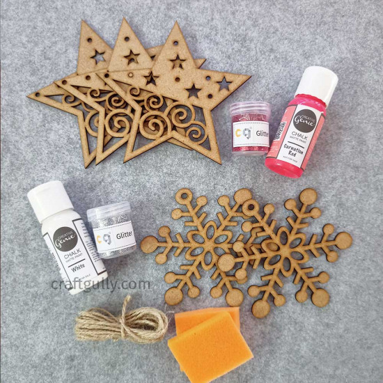 MDF Christmas Bunting Kit