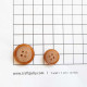 Buttons #5 - Light Brown - Pack of 12