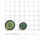 Buttons #12 - Dark Green - Pack of 12