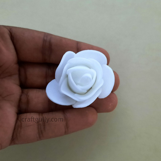 White Foam Paper Flower at Rs 200/piece, Paper Flower in Malkajgiri