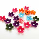 Acrylic Beads 22mm - Flower #12 Ass. - 40 Beads