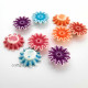 Acrylic Beads 26mm - Flower #13 Sunflower Ass. - 12 Beads