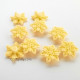 Acrylic Beads 26mm - Flower #14 Yellow Shaded - 20 Beads