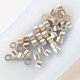 Acrylic Beads 6mm Cylinder #2 - Silver Finish - 10 gms