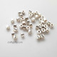 Acrylic Beads 6mm Cylinder #2 - Silver Finish - 10 gms