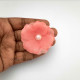 Fabric Flowers #14 - 47mm Salmon Pink - 2 Flowers Fabric Flowers #14 - 47mm Salmon Pink - 2 Flowers