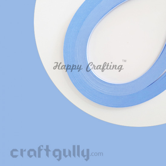 Quilling Strips 2mm - Ice Blue - 17inch - 100 Strips