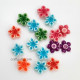 Flatback Acrylic 20mm Flower #9 - Assorted - Pack of 40