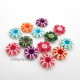 Flatback Acrylic 17mm Flower #10 - Assorted - Pack of 30