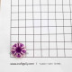 Flatback Acrylic 17mm Flower #10 - Assorted - Pack of 30