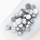 Wax Seal Beads 10mm - Metallic Silver - 10gms