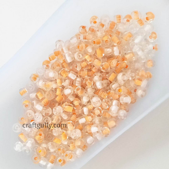 Seed Beads 3mm Glass - Round - Assorted #8 - 25gms