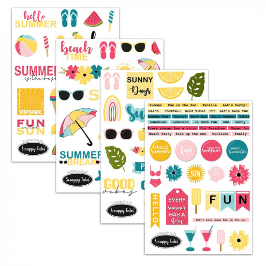 Paper Elements A5 - Summer Fun - 4 sheets