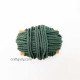 Cotton Macrame Cords 4mm Twisted - Dark Green - 20 meters