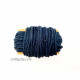 Cotton Macrame Cords 3mm Single Strand - Midnight Blue - 20 meters
