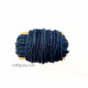 Cotton Macrame Cords 3mm Single Strand - Midnight Blue - 20 meters